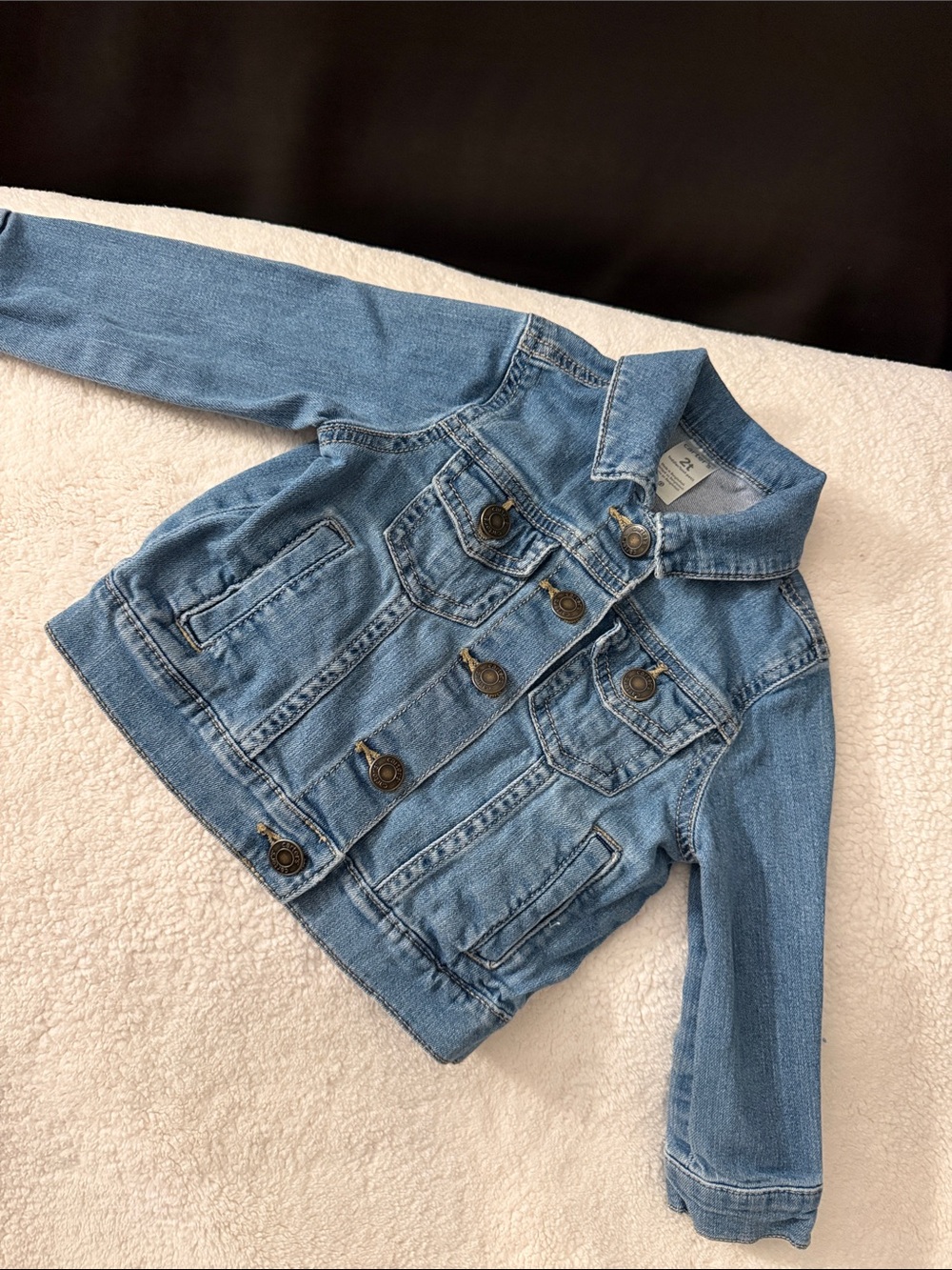 Carter's Light Blue Denim Jean Jacket with Button Front